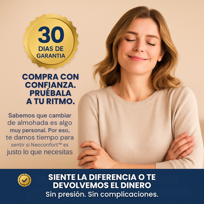 Duerme sin dolor cervical en solo 7 noches con Neoconfort™